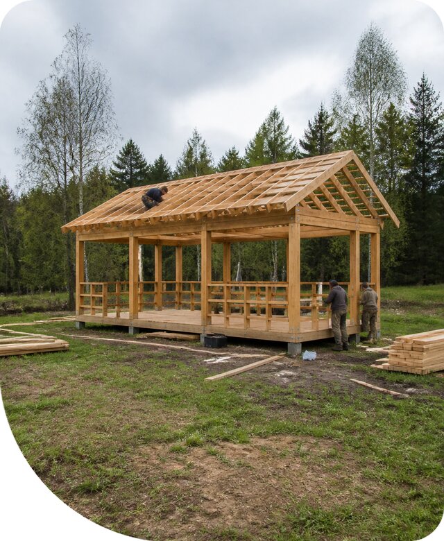 Строительство и монтаж беседки 4 на 6 под ключ в Электростали